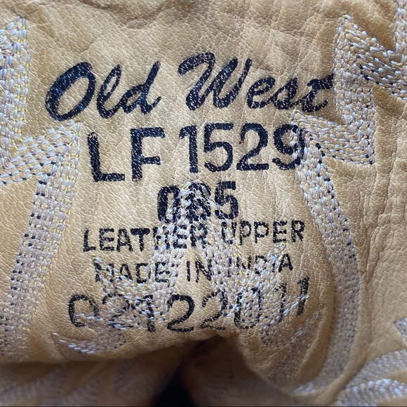 Old West size 8.5 custom painted western boots - Picture 8 of 12